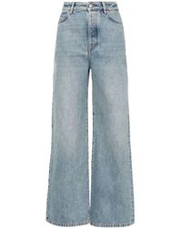 Loewe - High Waisted Denim Jeans - Lyst