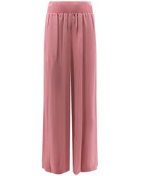 JOSEPH - Nour Satin-Finish Trousers - Lyst