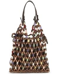 STAUD - Beaded-Embellished Mini Bag - Lyst