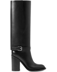 Burberry - Leather 100mm Boots - Lyst