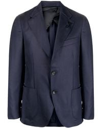 Lardini - Einreihiges Sakko Mit Anstecknadel - Lyst