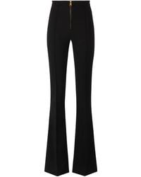 Elisabetta Franchi - Zip-Front Trousers - Lyst