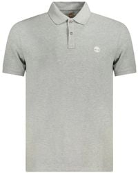 Timberland - Logo-Embroidered Cotton Polo Shirt - Lyst