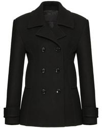 Valentino Garavani - Compact Pea Coat - Lyst