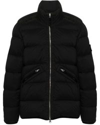Stone Island - Compass-badge Quilted Puffer Jacket - Lyst