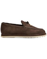 Tod's - Mocassins Gomma Laccetto Bordés De Peau Lainée - Lyst