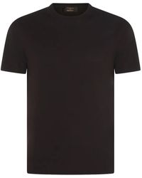 Zanone - Cotton T-Shirt - Lyst