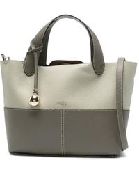Furla - Primrose Two-Tone Leather Tote Bag - Lyst