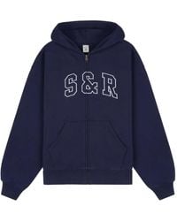 Sporty & Rich - Sudadera con capucha y cremallera - Lyst