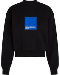 Karl Lagerfeld - Sweater Met Logoprint Van Biologisch Katoen - Lyst