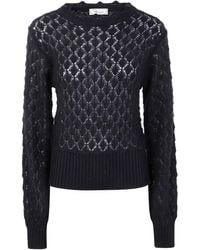 Blumarine - Open-Knit Sweater - Lyst