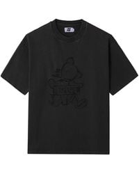 Izzue - Embossed-Graphic T-Shirt - Lyst