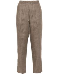 Briglia 1949 - Linen Straight-leg Trousers - Lyst