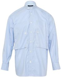 Comme des Garçons - T-Shirt Met Opgestikte Zak - Lyst