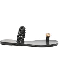 Lola Cruz - Braided Thong Sandals - Lyst