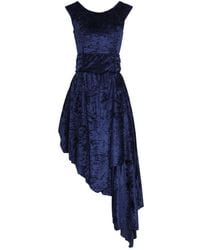 Amir Slama - X Astrid Asymmetric Midi Dress - Lyst