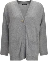 Fabiana Filippi - Knot-Button V-Neck Cardigan - Lyst