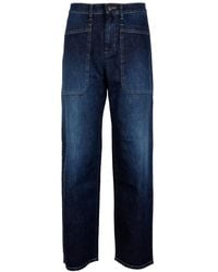 CIGALA'S - Patch-Pocket Straight-Leg Jeans - Lyst