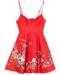 Zimmermann - Short Dresses - Lyst