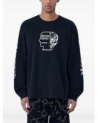 Brain Dead - Camiseta con motivo del logo y manga larga - Lyst