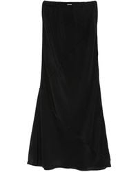 Baserange - Jupe Mi-Longue Asymétrique - Lyst