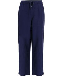 Polo Ralph Lauren - Pantalon En Lin À Lien De Resserrage - Lyst