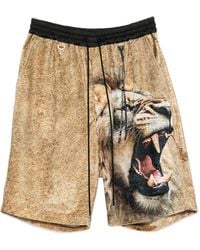 Mastermind Japan - Shorts Met Leeuwprint En Trekkoord - Lyst