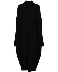 Forme D'expression - Mock-Neck Knitted Midi Dress - Lyst