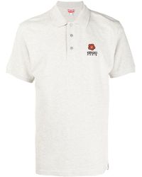 KENZO - Boke Flower Cotton Polo Shirt - Lyst