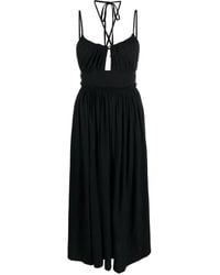 Ulla Johnson - Midi-Jurk Met Halternek - Lyst