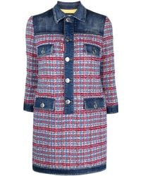 DSquared² - Robe En Jean À Coupe Courte - Lyst