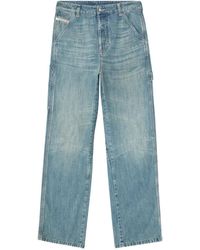 DIESEL - D-Livery Straight-Leg Jeans - Lyst