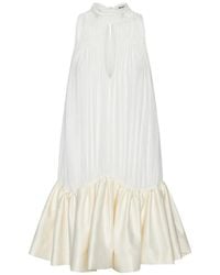ROTATE BIRGER CHRISTENSEN - Vestido Corto Fruncido - Lyst