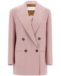 Tela - Blazer Croisé Nomade À Chevrons - Lyst