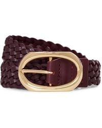 Anine Bing - Signature Link Belt Braided - Lyst