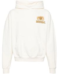 Rhude - Cresta Cigar Cotton Hoodie - Lyst