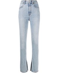 t by alexander wang leopard jeans