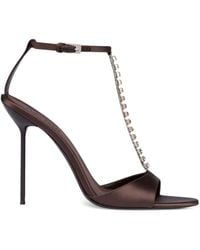 Paris Texas - Sandali Lidia Con Cinturino A T 105Mm - Lyst