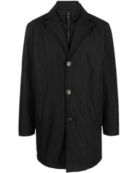 Canali - Single-Breasted Layered Coat - Lyst