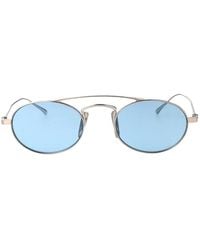 Giorgio Armani - Oval-Frame Sunglasses - Lyst