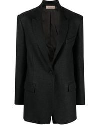 Blanca Vita - Gasteria Wool Blend Single-Breasted Blazer - Lyst