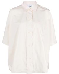 Nude - Short-Sleeve Cotton Shirt - Lyst