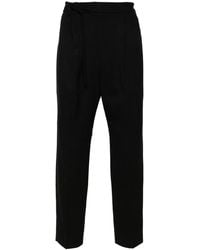 White Mountaineering - Elasticated-Waist Cotton Trousers - Lyst