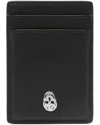 McQueen - Skull Magnetic Kartenetui - Lyst