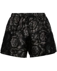 Versace - Barocco-print Silk Pyjama Shorts - Lyst