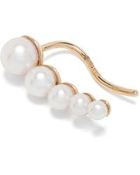 Sophie Bille Brahe - Petite Croissant Japonais Freshwater Pearl Single Earring - Lyst