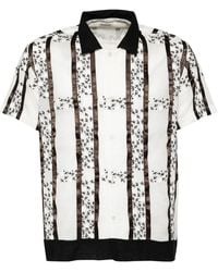 Bode - Lattice Sprig Short-Sleeved Shirt - Lyst