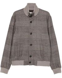 Jacob Cohen - Blazer En Laine À Motif Prince De Galles - Lyst