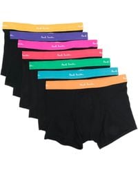 Paul Smith - Set Di 7 Boxer Con Banda Logo - Lyst