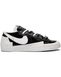 Nike - Sacai X Blazer Low Leather And Suede Low-top Trainers - Lyst